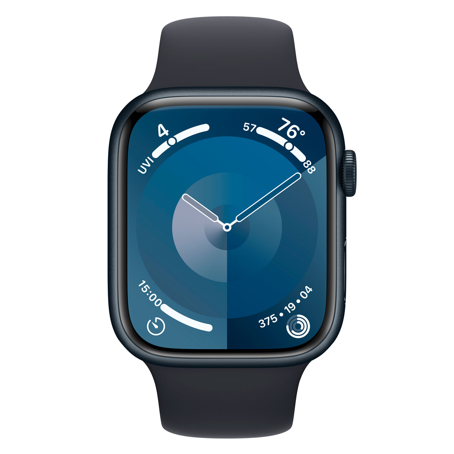 Apple Watch Series 9 MR993LW/A Caixa Alumínio 45mm Meia Noite - Esportiva Meia Noite (Caixa Danificada)
