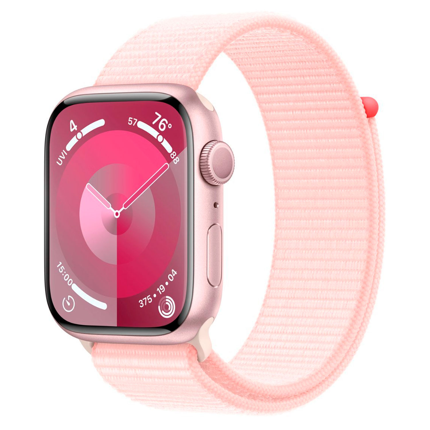Apple Watch Series 9 MR9J3LL/A Caixa Alumínio 45mm Rosa - Loop Esportiva Rosa (Caixa Danificada)	