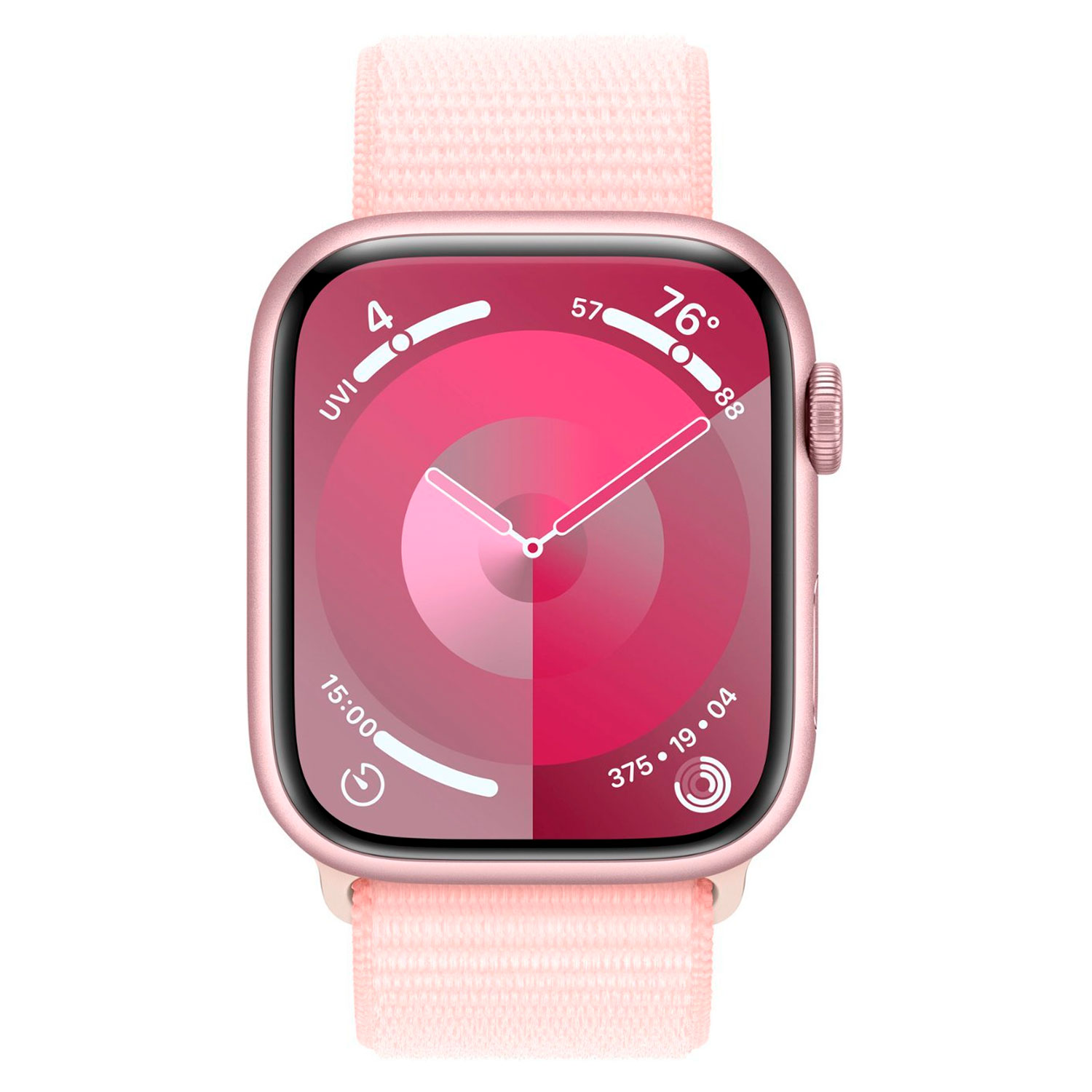 Apple Watch Series 9 MR9J3LL/A Caixa Alumínio 45mm Rosa - Loop Esportiva Rosa (Caixa Danificada)	