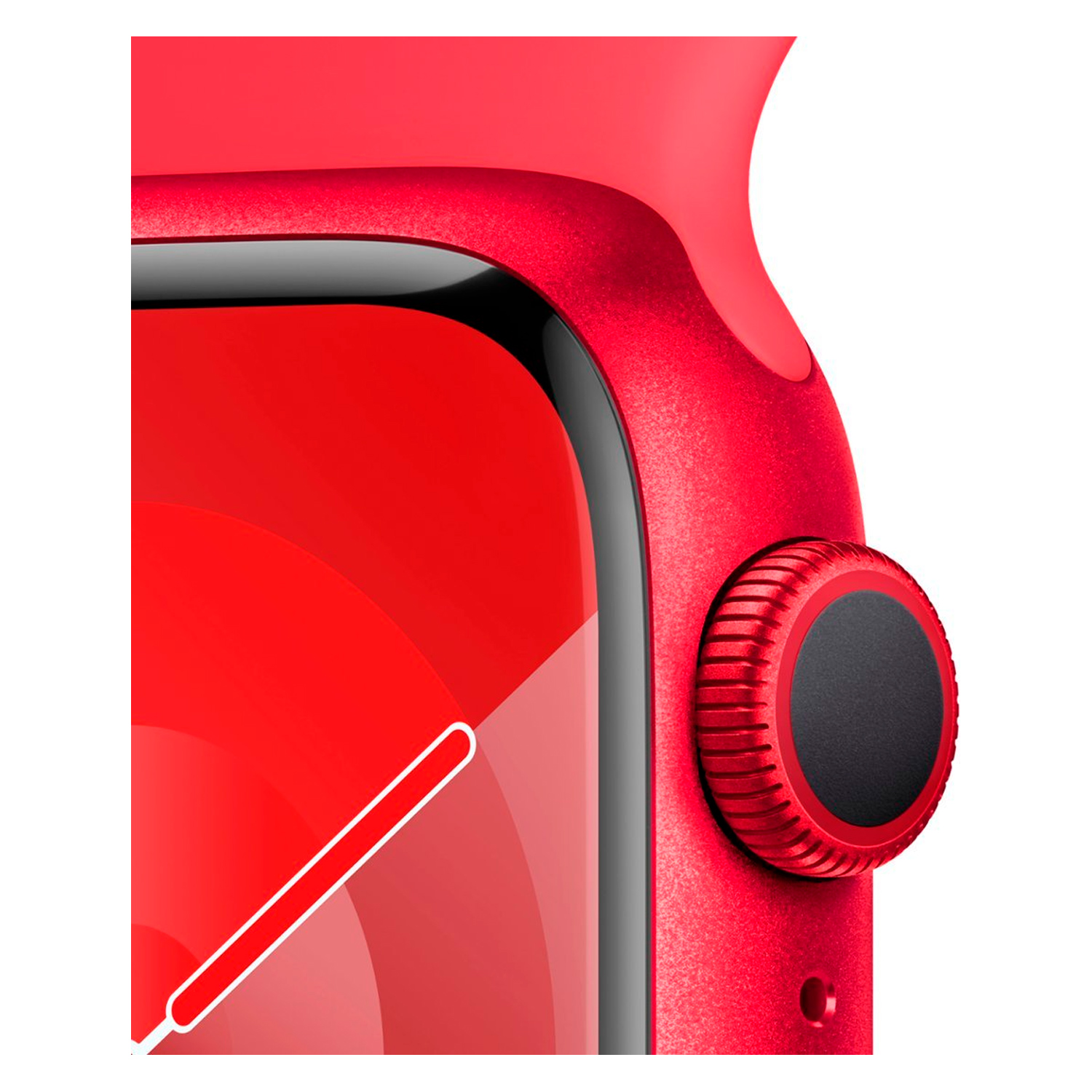 Apple Watch Series 9 MRXH3LL/A Caixa Alumínio 41mm Vermelho - Esportiva Vermelho M/L (Caixa Danificada)
