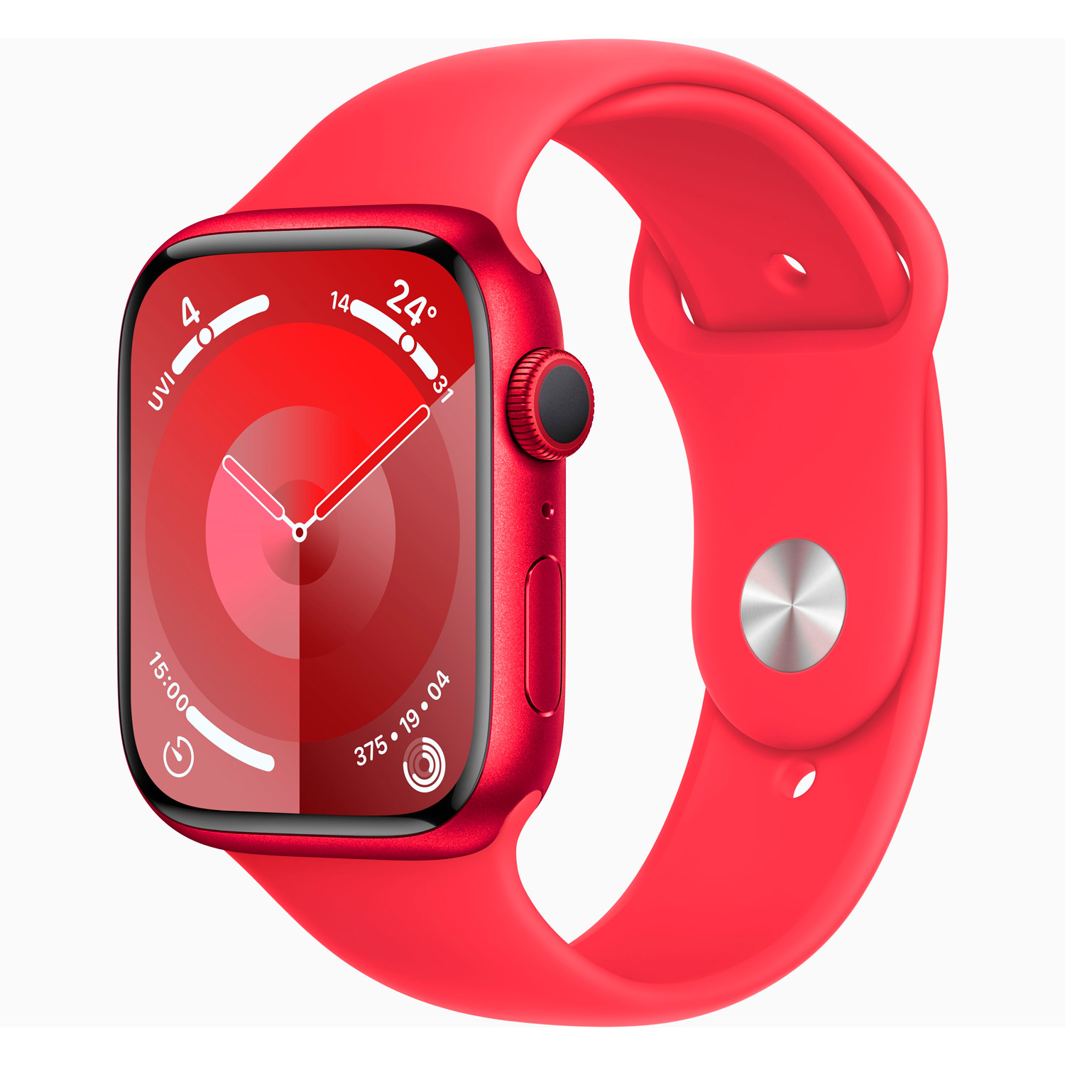Apple Watch Series 9 MRXJ3LL/A Caixa Alumínio 45mm Vermelho - Esportiva  Vermelho no Paraguai - Atacado Games - Paraguay