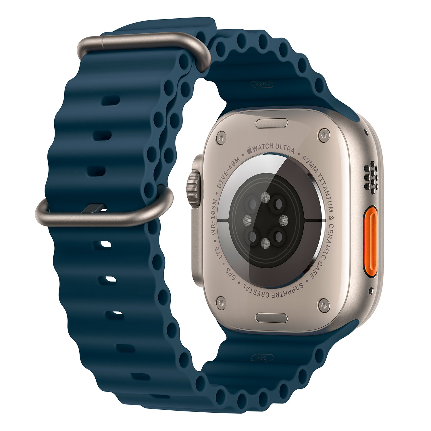 Apple Watch Ultra 2 MREG3GK/A Celular + GPS Caixa Titânio 49mm - Oceano Azul
