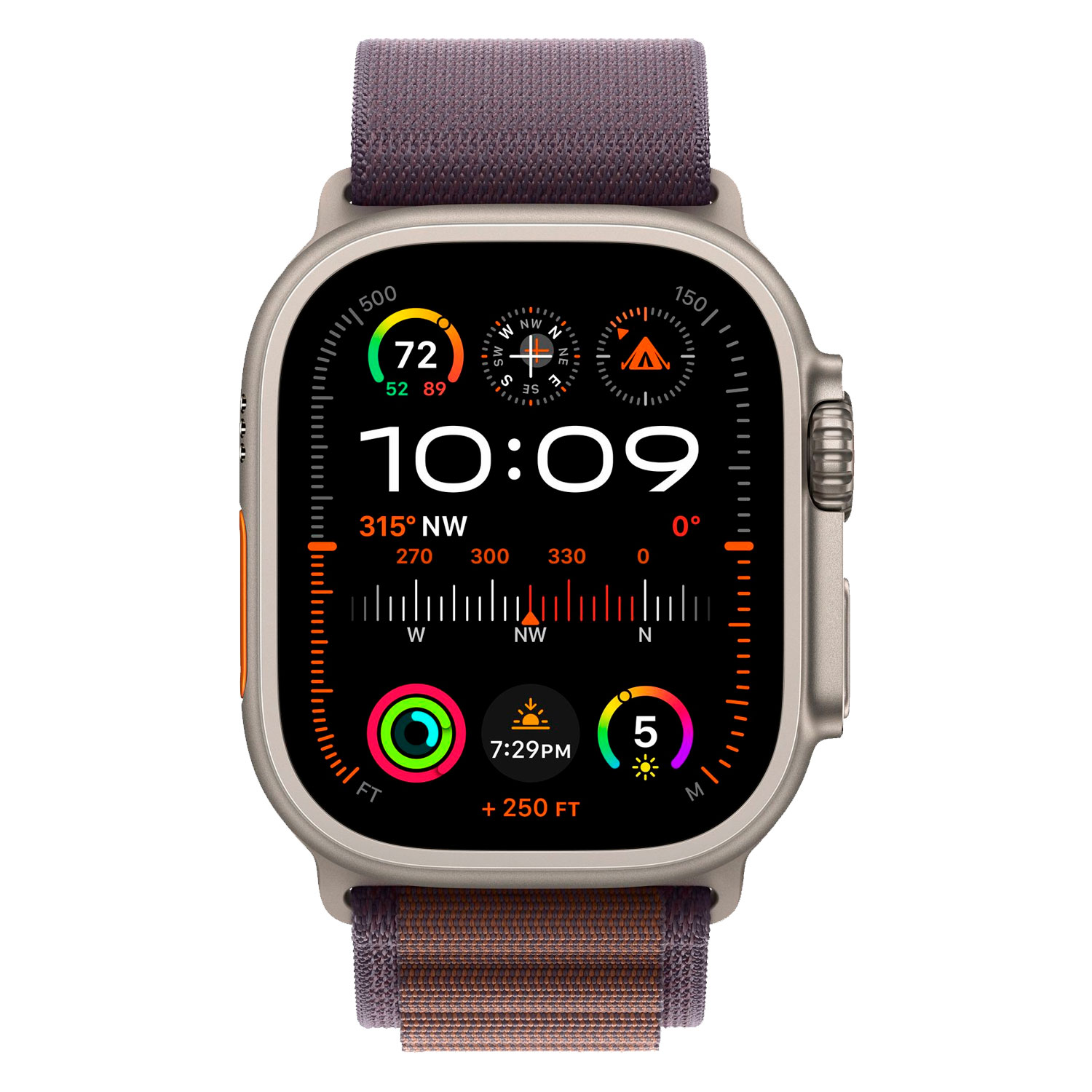 Apple Watch Ultra 2 MRET3LL/A Celular + GPS Caixa Titânio 49mm - Alpine Loop Indigo

