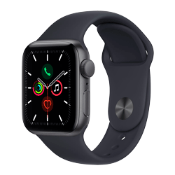 Relógio Apple Watch SE 40mm / GPS / Sport band / Aluminio - Space grey (MKQ13LL/A)