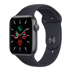 Relógio Apple Watch SE GPS / 44mm / Sport band aluminio - Space grey (MKQ63LL/A)