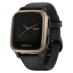 Relógio Smartwatch Garmin Venu SQ Music Black + Rose Gold (010-02426-05)