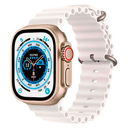 Relógio Smartwatch S8 Ultra 49MM - Space Aluminum Case Branco
