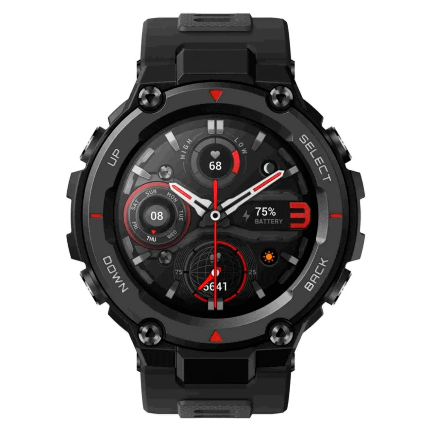 Smartwatch Amazfit T-Rex Pro A2013 47mm - Preto	