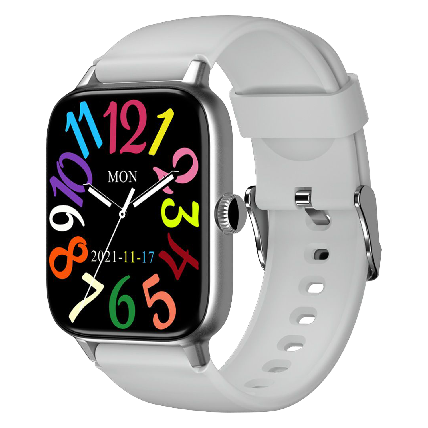 Smartwatch Blulory Glifo RS4 45mm - Prata