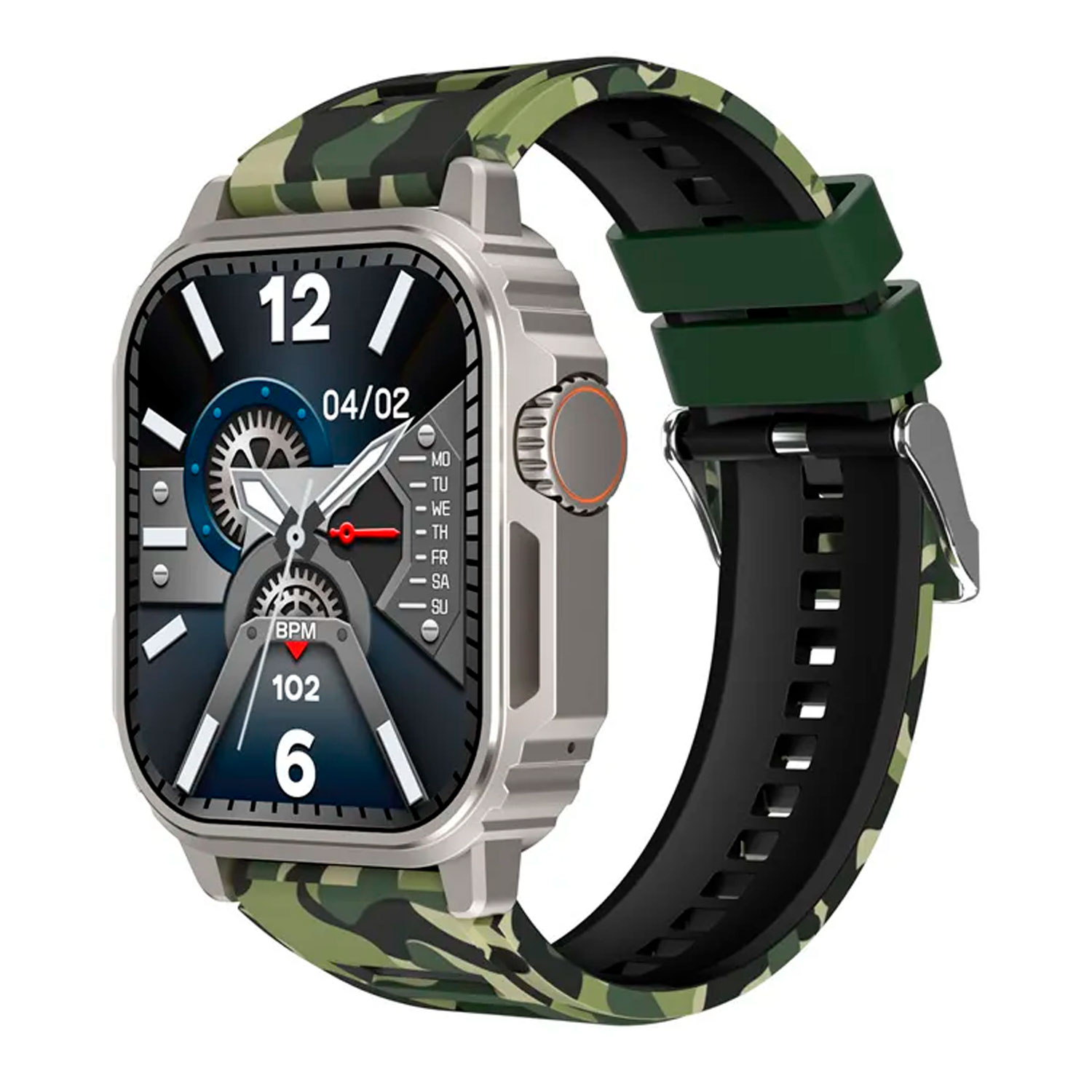 Smartwatch Blulory SV 49MM - Camuflagem Prateado