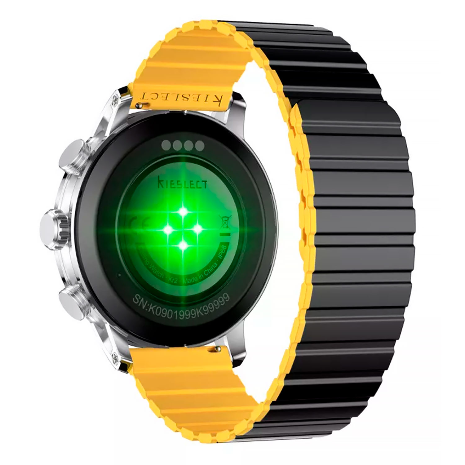 Smartwatch Kieslect Calling KR2 - Preto Amarelo