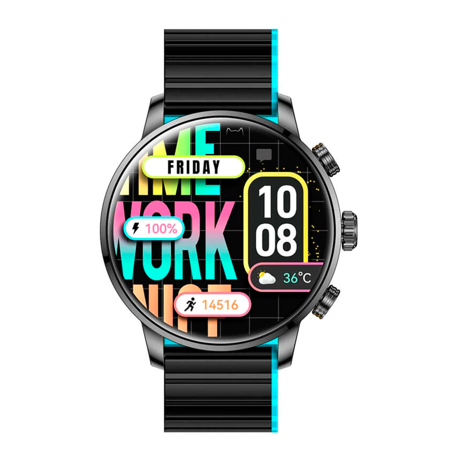 Smartwatch Kieslect Calling KR2 - Preto