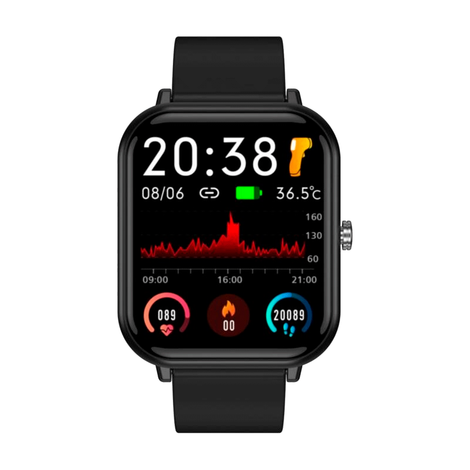 Smartwatch Lux Time Q9 Pro - Preto