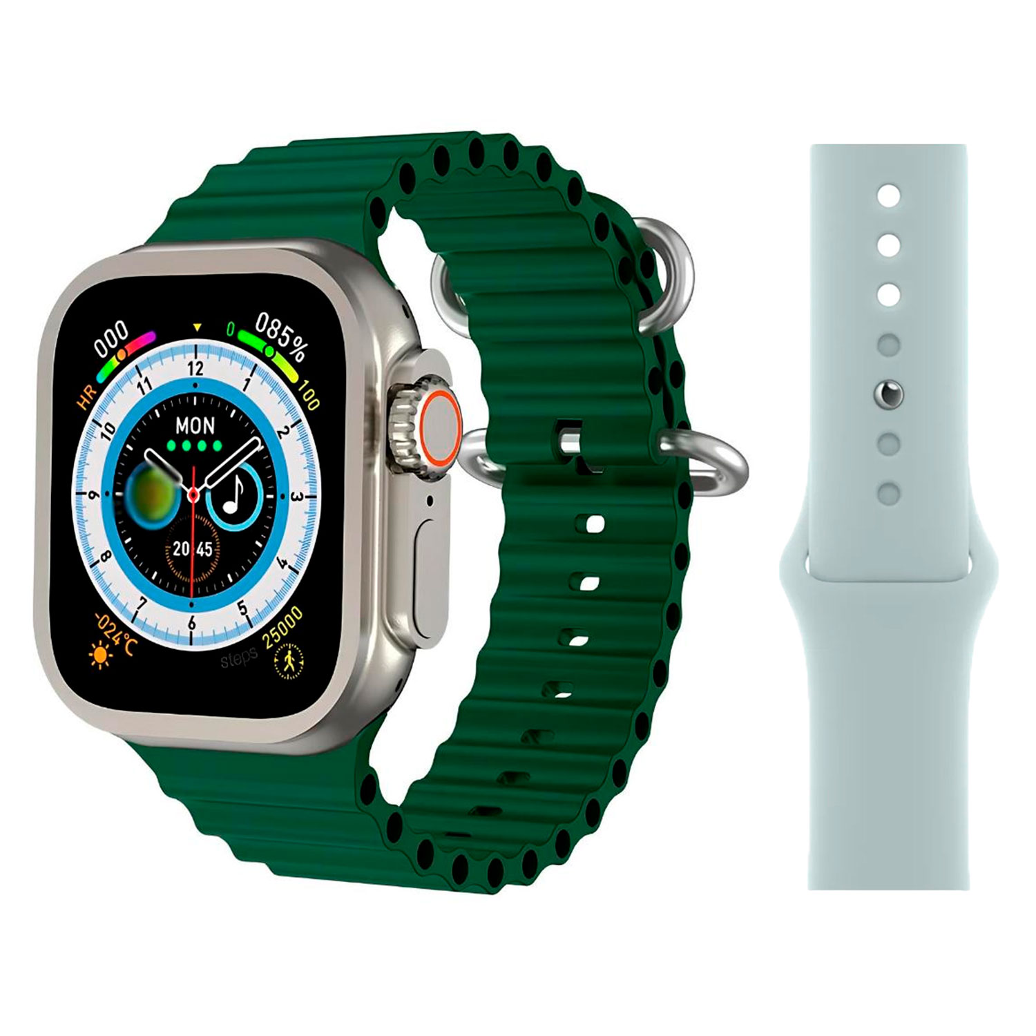 Smartwatch Microwear HW68 Ultra Mini 41mm - Verde