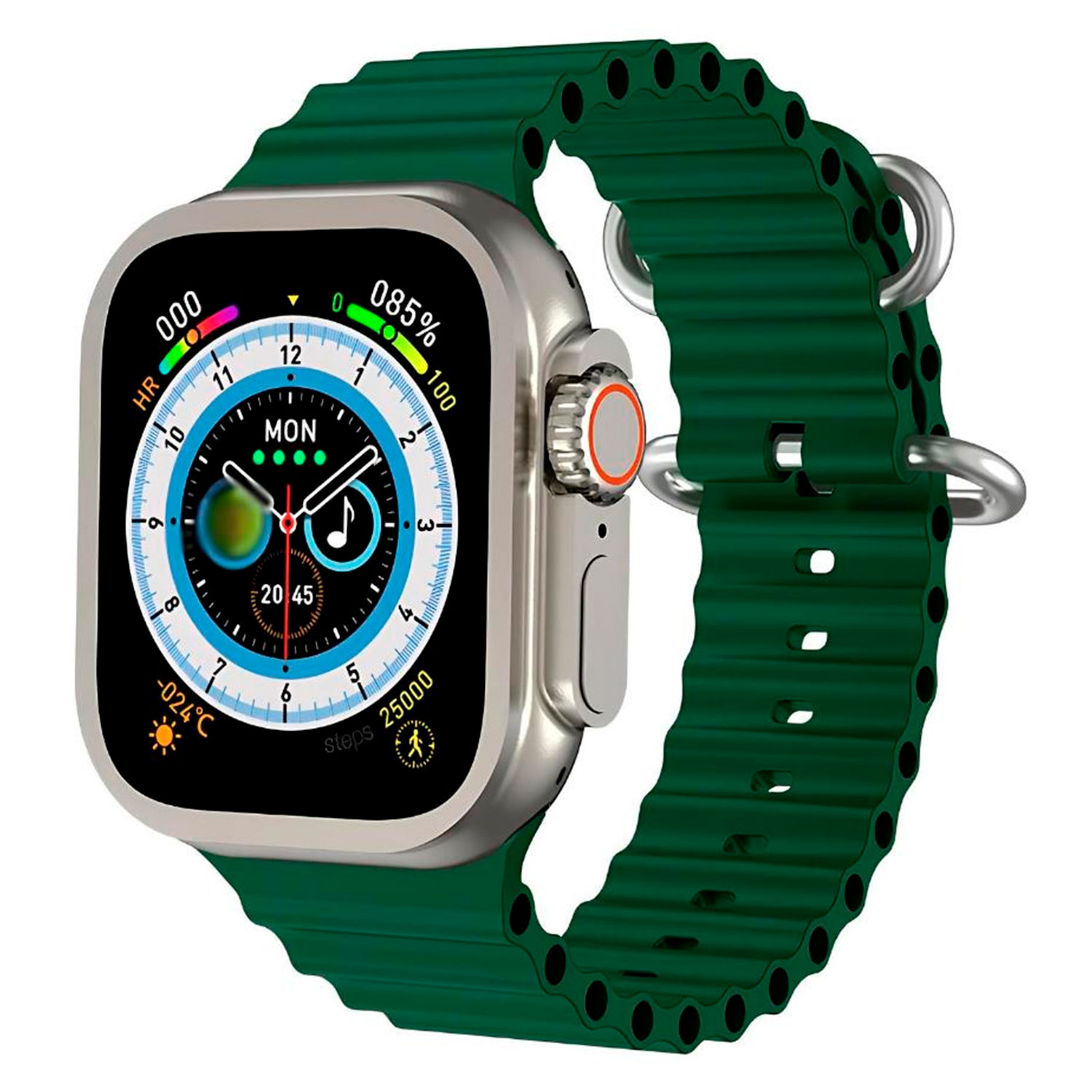 Smartwatch Microwear HW68 Ultra Mini 41mm - Verde