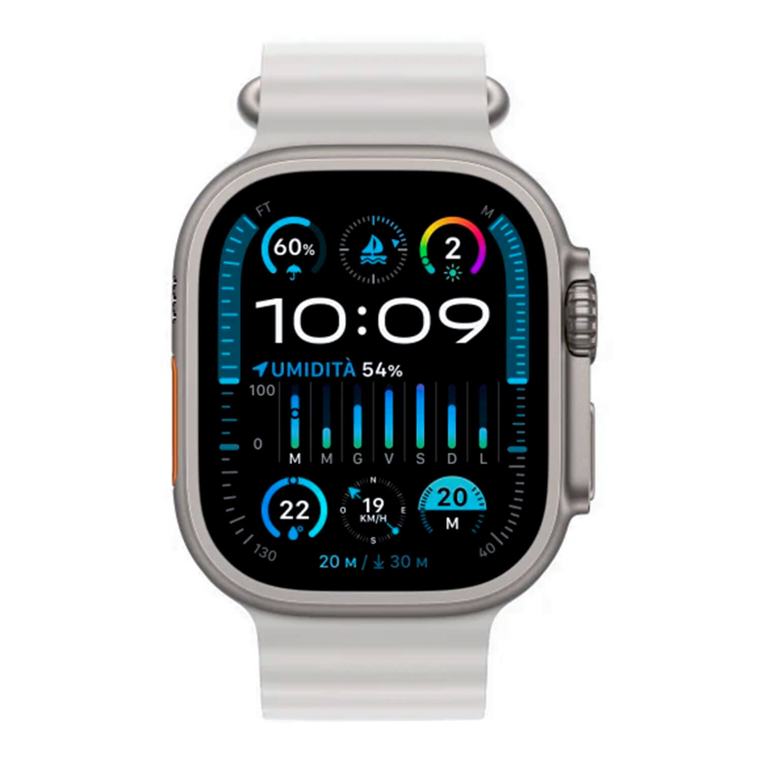 Smartwatch U9 Ultra Mini 49mm - Prateado