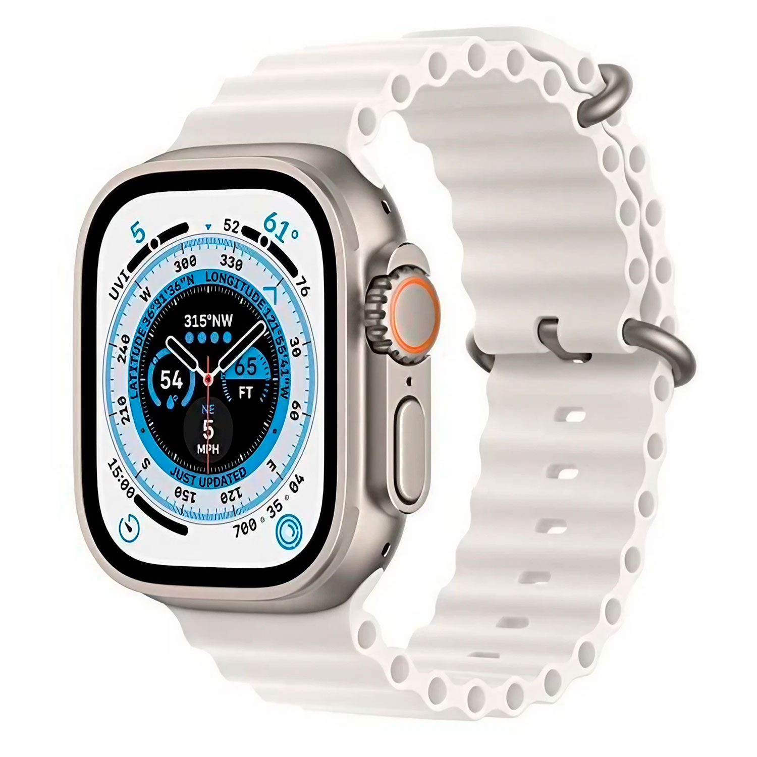 Smartwatch Yookie T800 Ultra 49mm - Branco