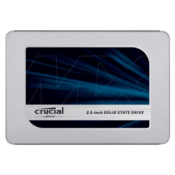 HD SSD 1TB Crucial MX500 2.5 - (CT1000MX500SSD1) (Com Adaptador 9.5MM)