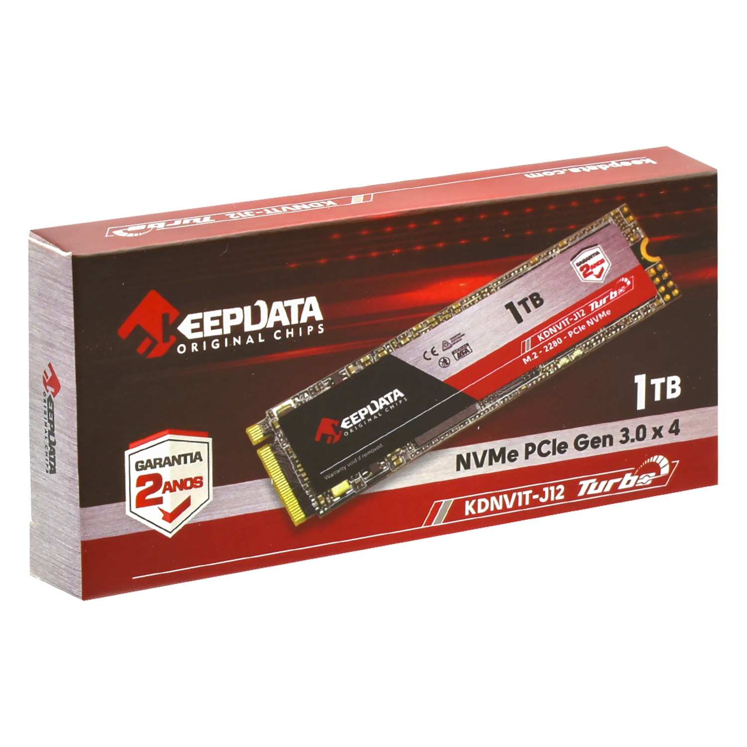 SSD M.2 Keepdata Turbo 1TB / NVMe PCIe Gen3 - (KDNV1T-J12)