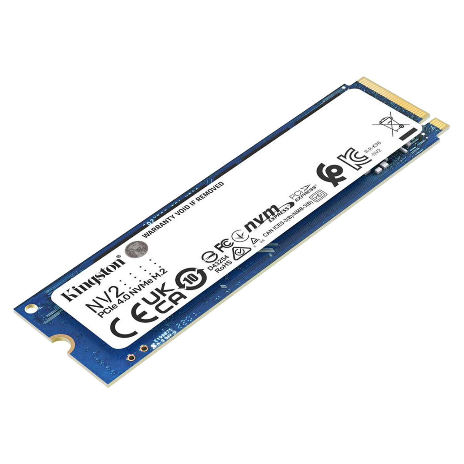 SSD M.2 Kingston NV2 1TB NVMe PCIe Gen4 - SNV2S/1000G
