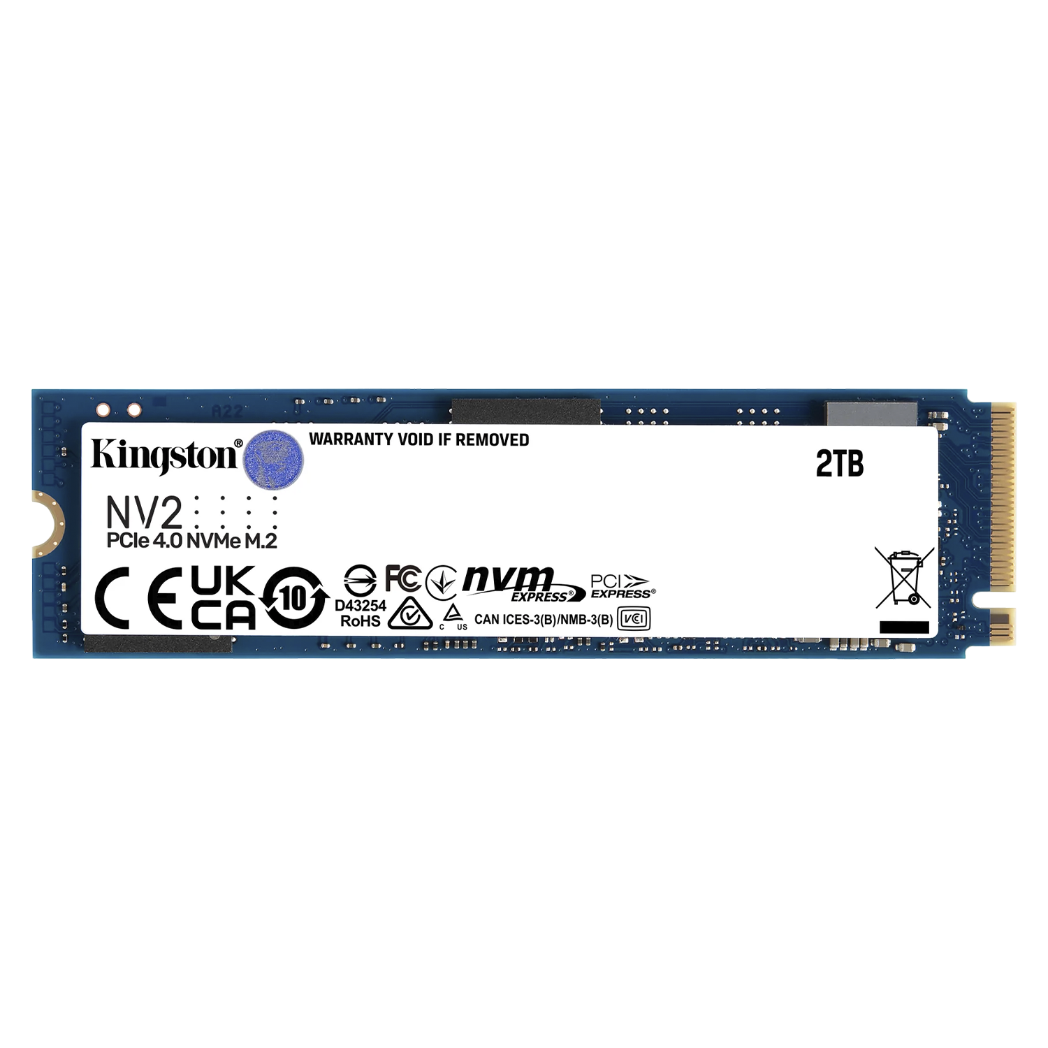 SSD M.2 Kingston SNV2S 2TB NVMe PCIe Gen 4  - SNV2S/2000G