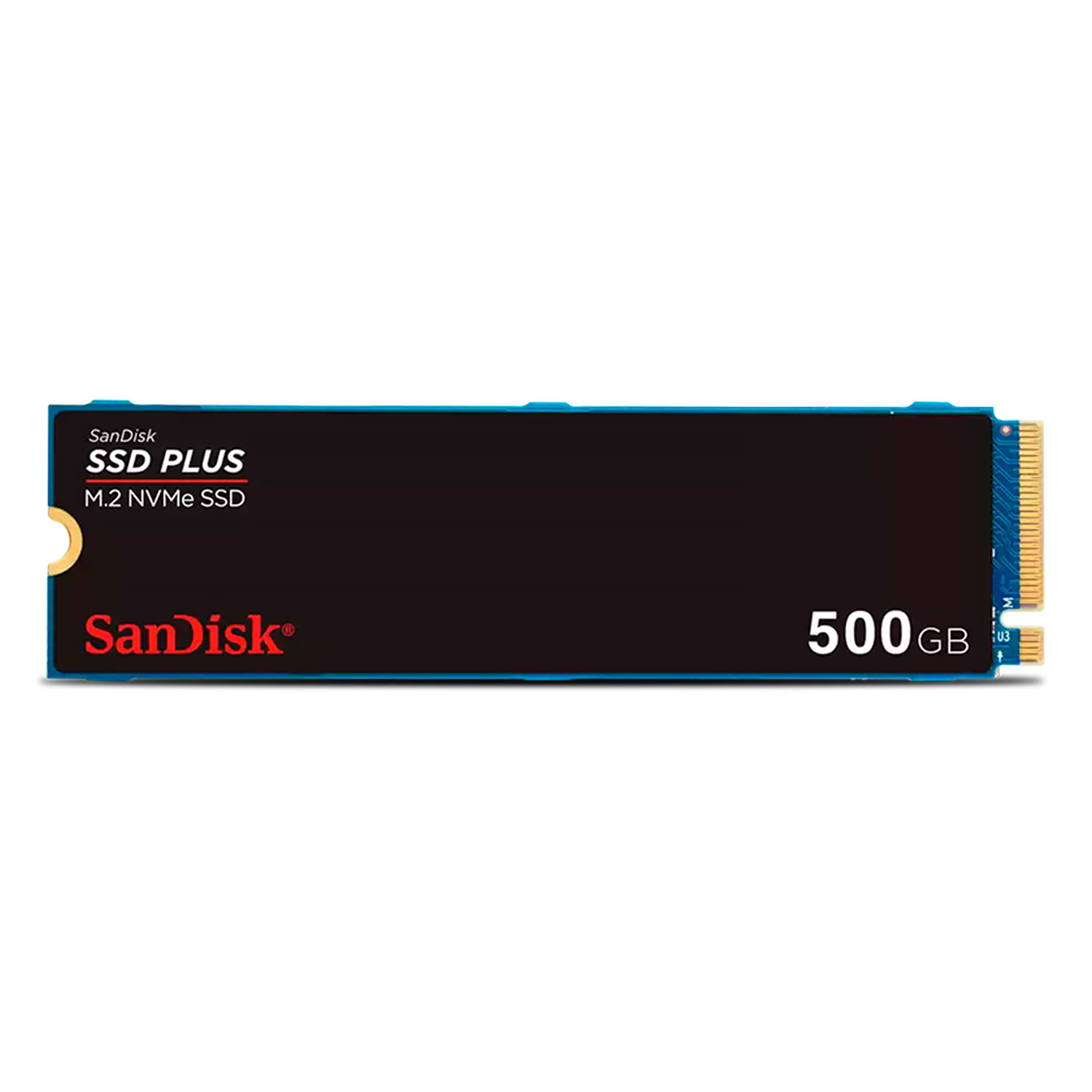 SSD M.2 SanDisk Plus 500GB NVme PCIe 3.0 - SDSSDA3N-500G-G26