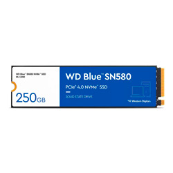 SSD M.2 Western Digital Blue SN580 250GB PCIe Gen4 - WDS250G3B0E