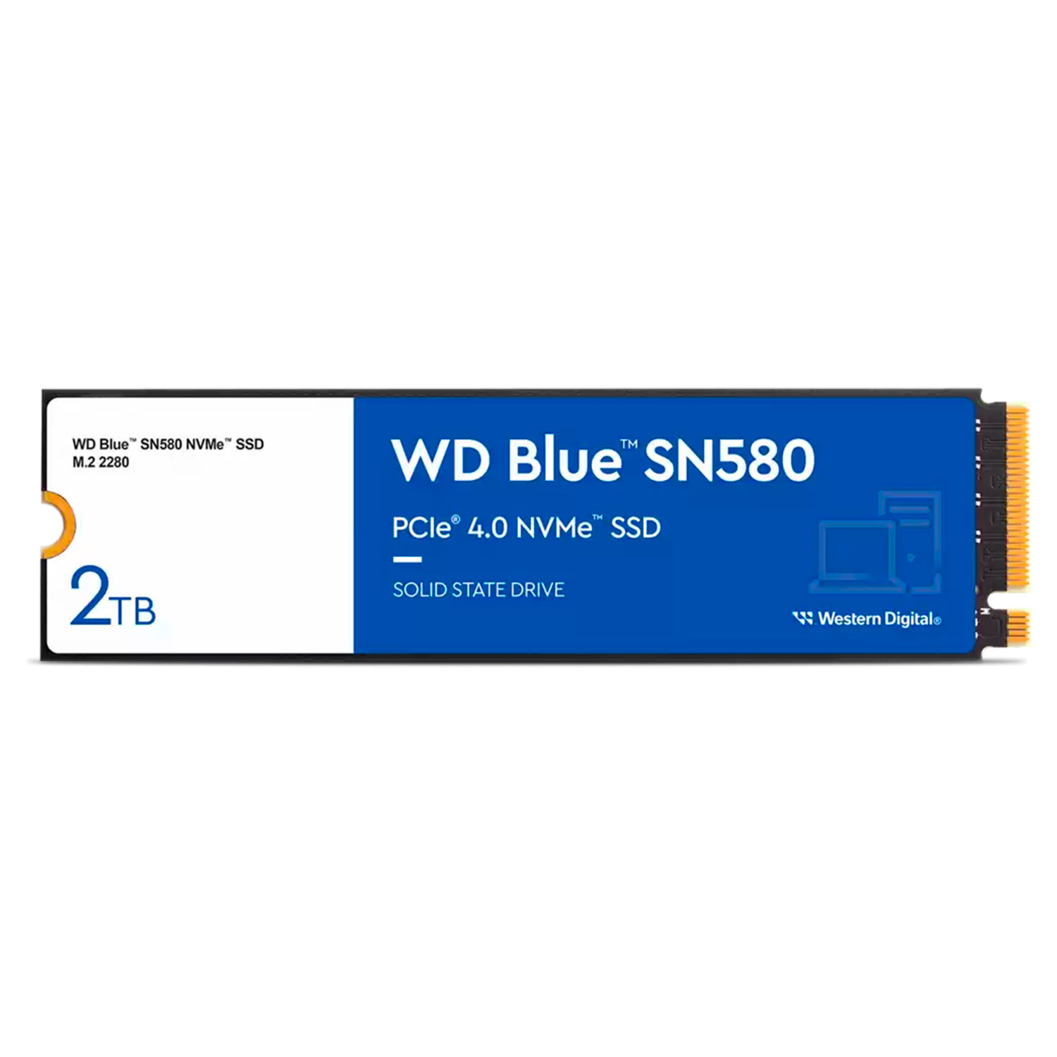 SSD M.2 Western Digital Blue SN580 2TB NVMe PCIe - SWDS200T3B0E