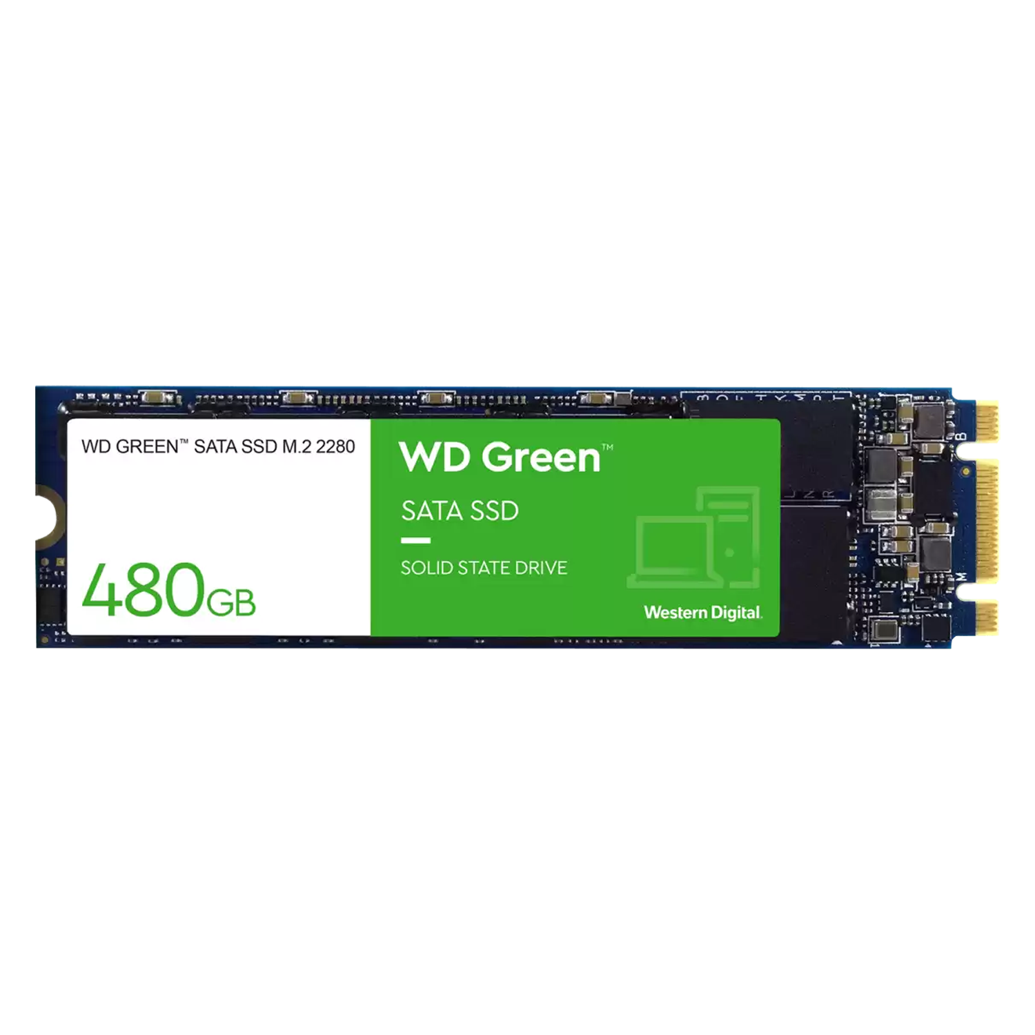 SSD M.2 Western Digital Green 480GB / 2280 SATA 3 - (WDS480G3G0B)