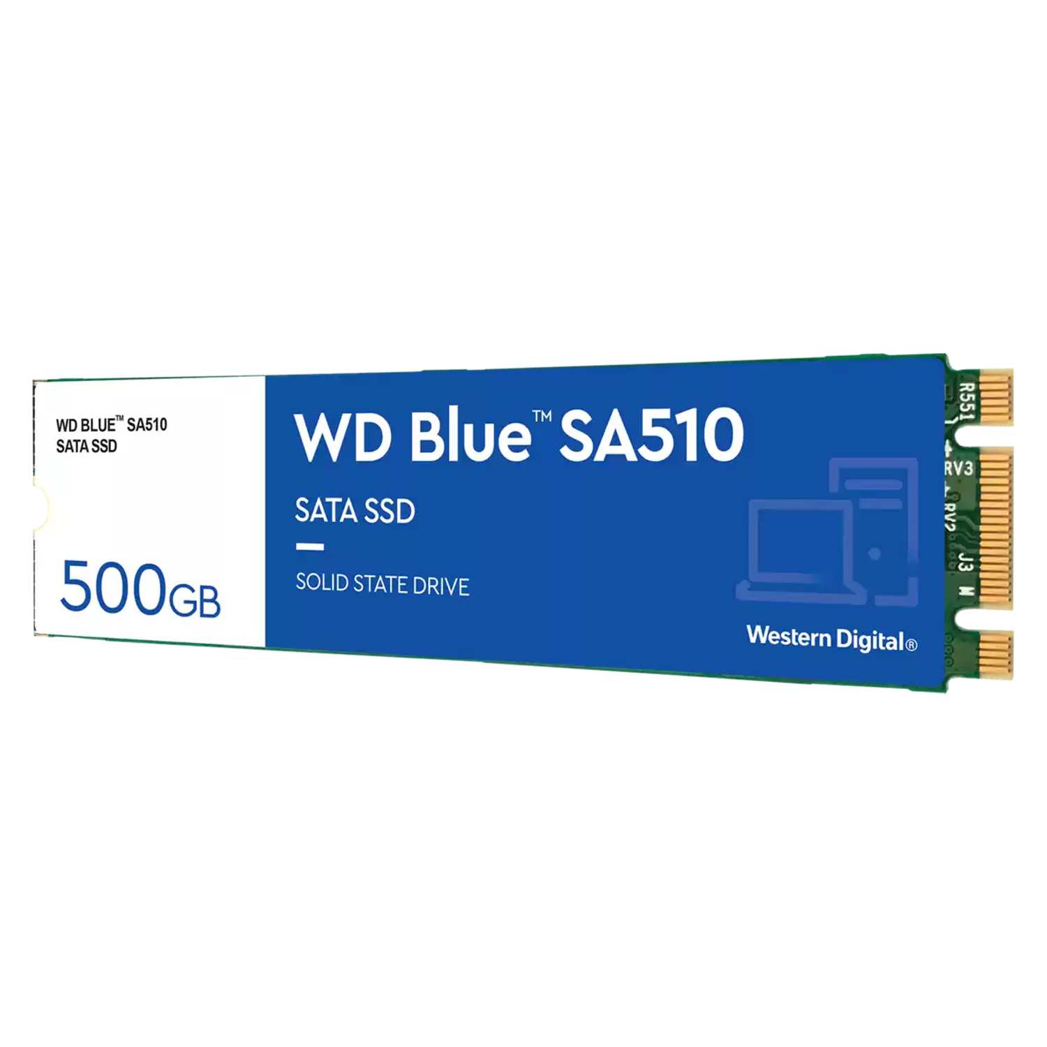 SSD M.2 Western Digital SA510 Blue 500GB SATA 3 - WDS500G3B0B
