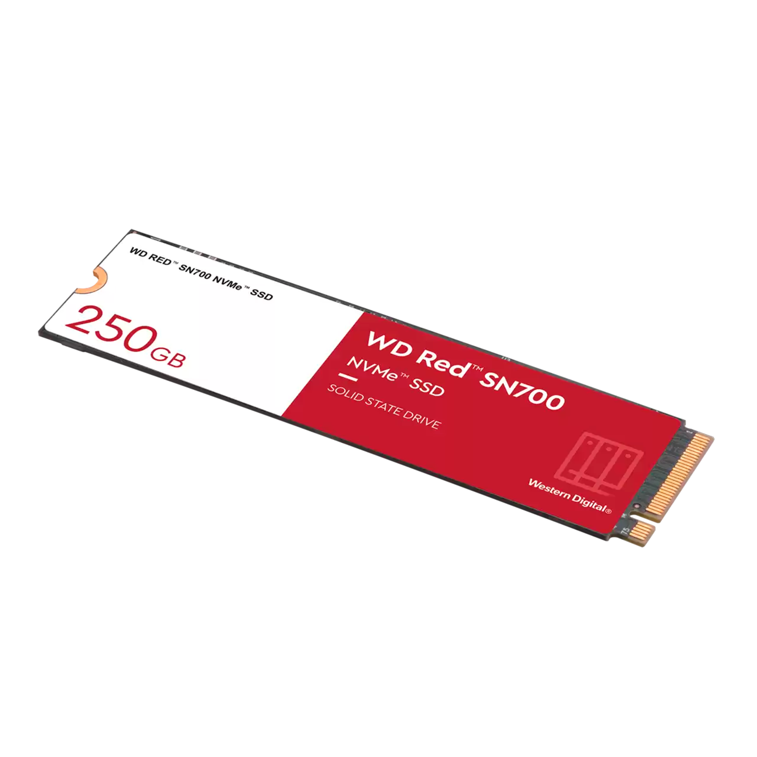 SSD M.2 Western Digital SN700 Red 250GB / GEN3 NVME - (WDS250G1R0C)
