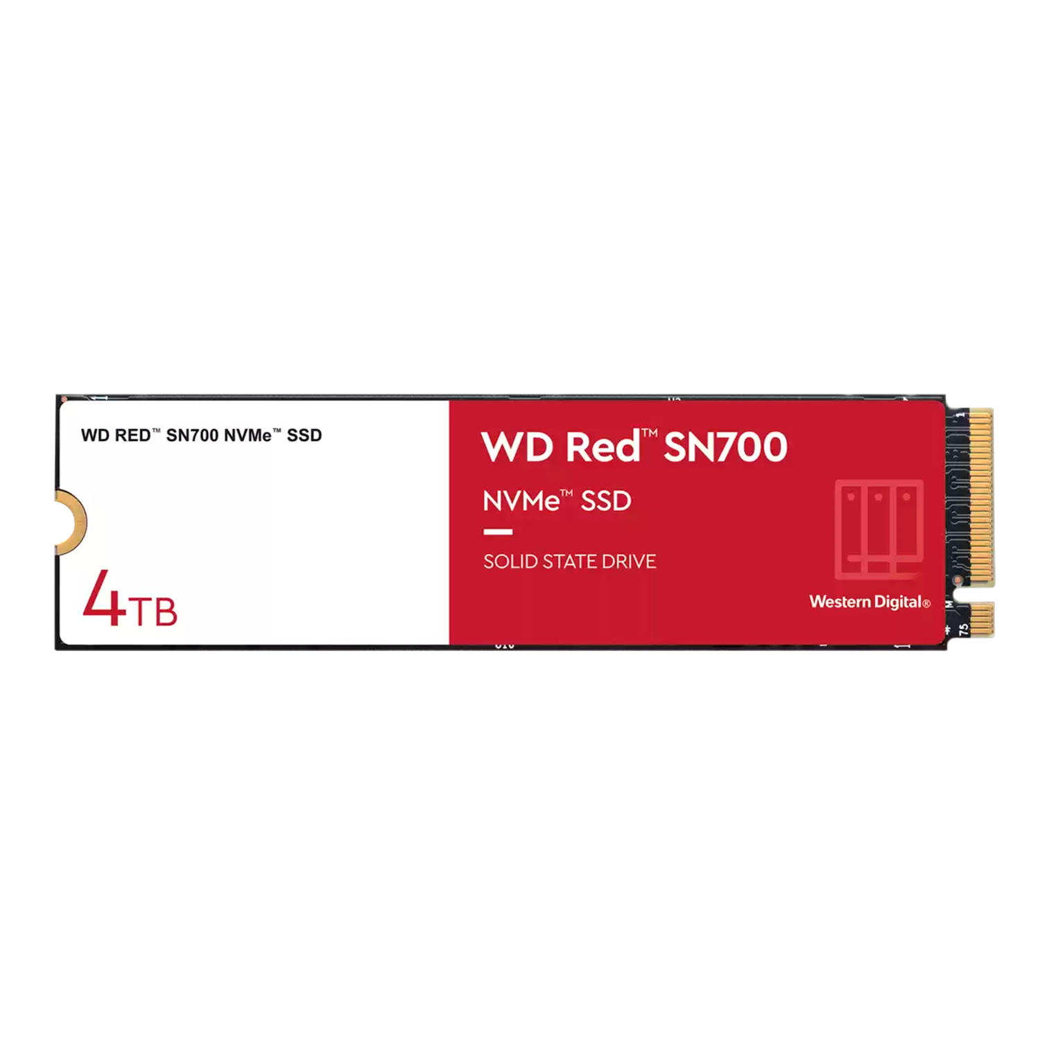 SSD M.2 Western Digital SN700 Red 4TB NVME Gen 3 - WDS400T1R0C
