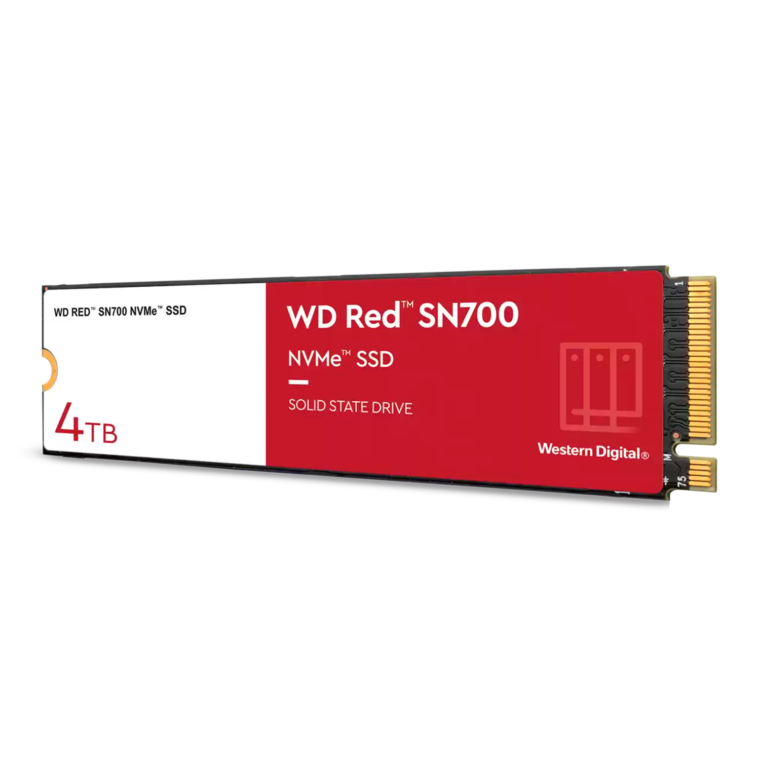 SSD M.2 Western Digital SN700 Red 4TB NVME Gen 3 - WDS400T1R0C
