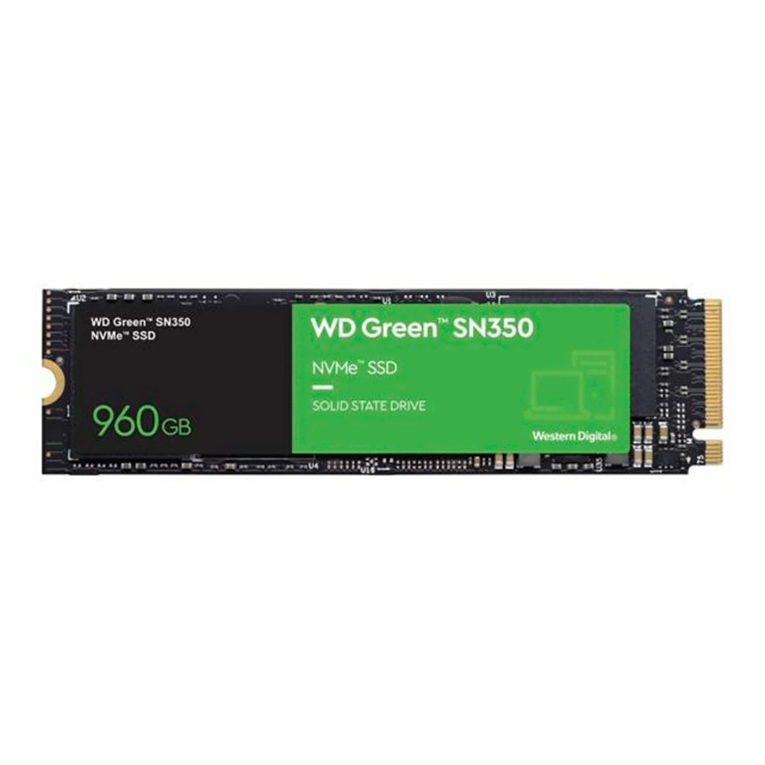 SSD M.2 Western Digital WD Green SN350 960GB NVMe PCIe Gen 3 - WDS960G2G0C 
