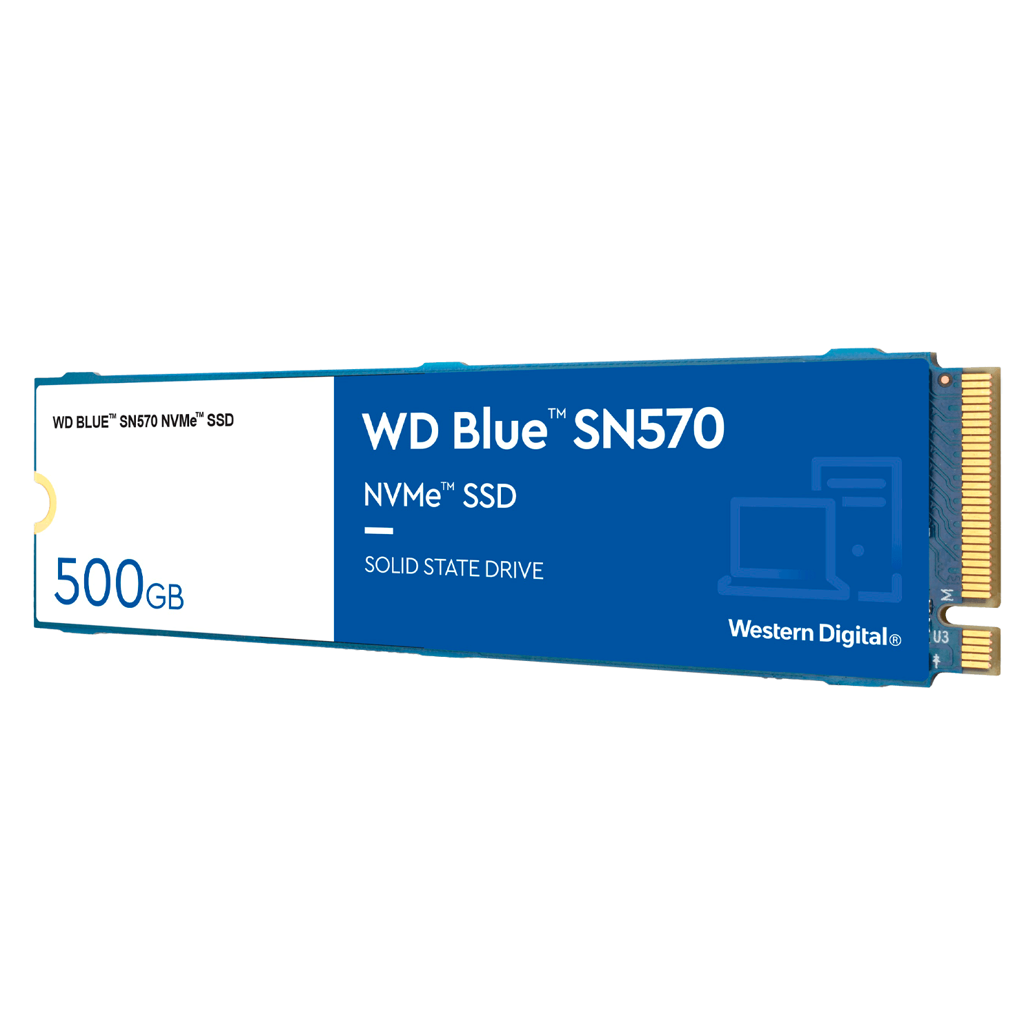SSD M2. Western Digital Blue SN750 500GB / NVMe / PCIe Gen3 - (WDS500G3B0C)