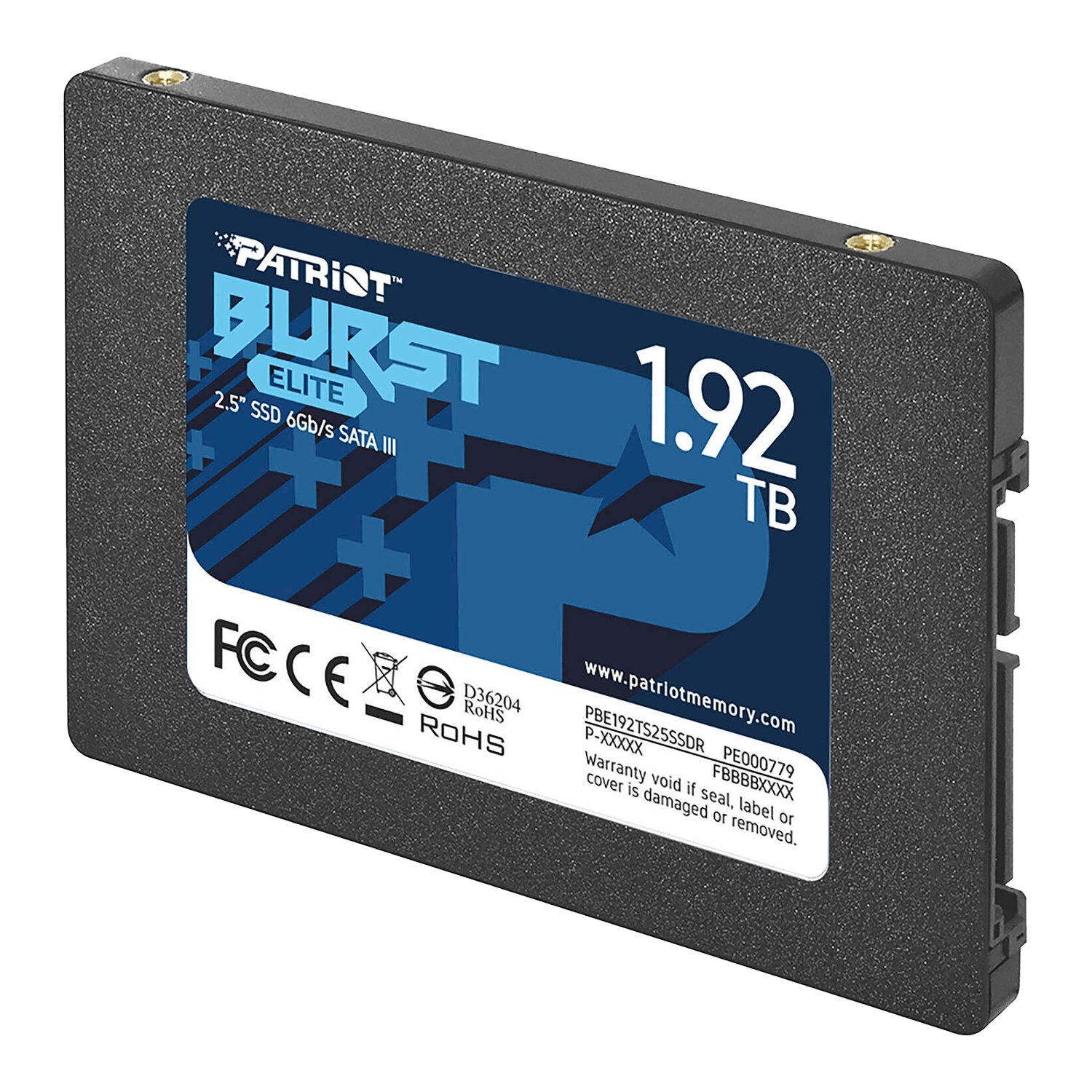 SSD Patriot Burst Elite 1.92TB / 2.5" / SATA 3 - (PBE192TS25SSDR)
