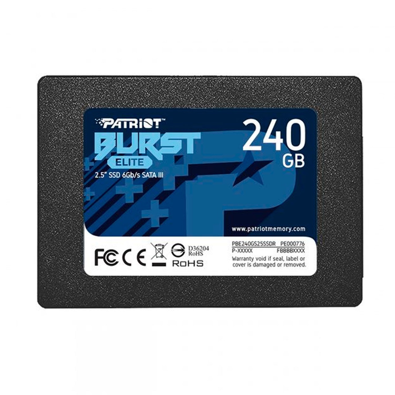 SSD Patriot Burst Elite 240GB 2.5" SATA 3 - PBE240GS25SSDR