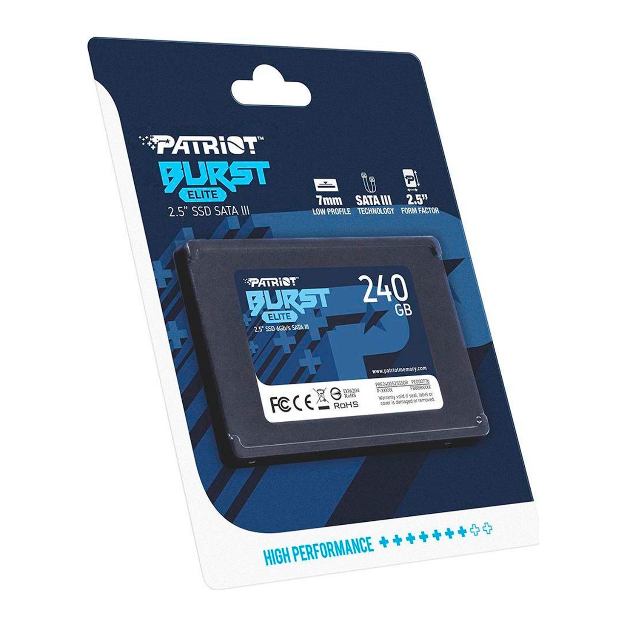 SSD Patriot Burst Elite 240GB 2.5" SATA 3 - PBE240GS25SSDR