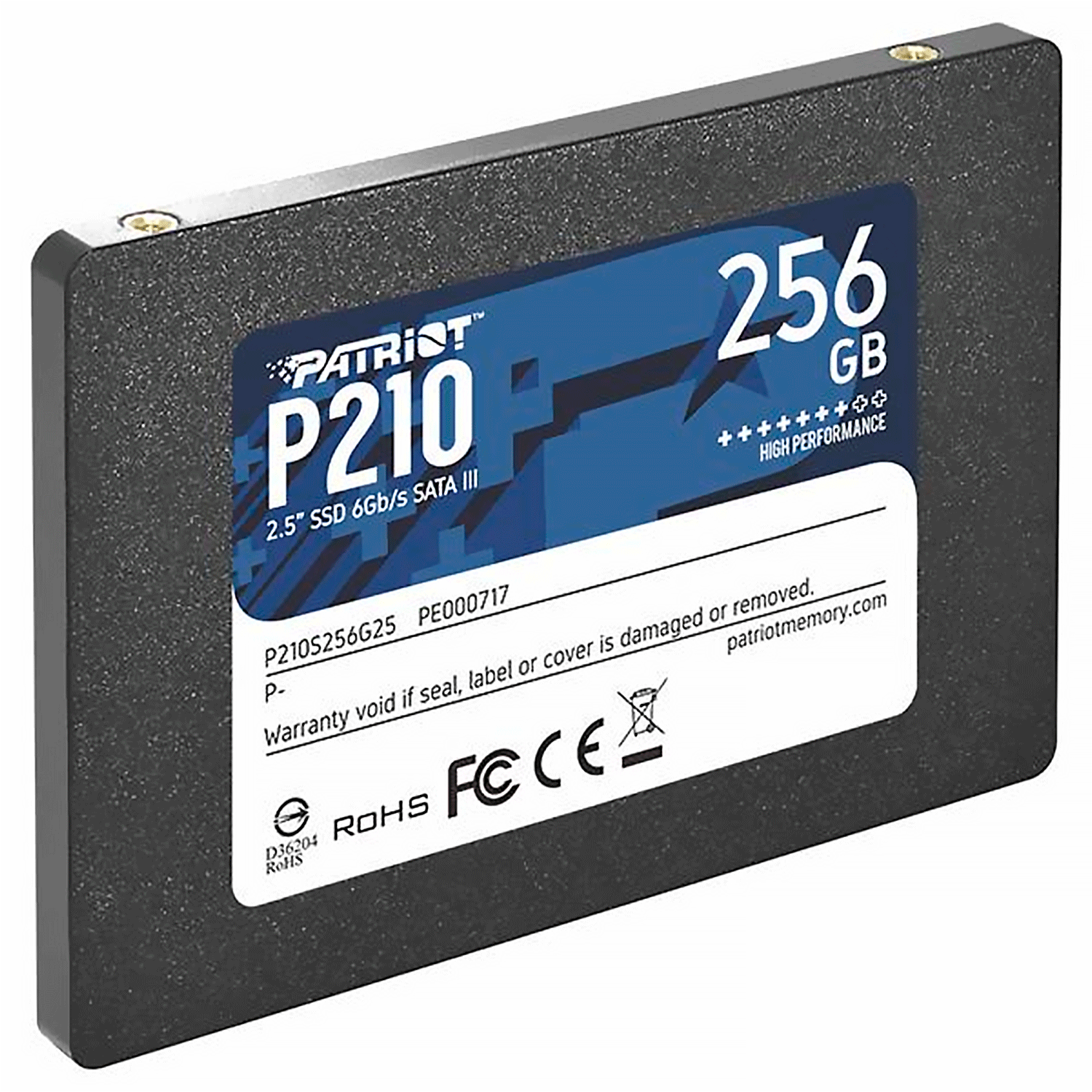SSD Patriot P210 256GB 2.5" SATA 3 - P210S256G25