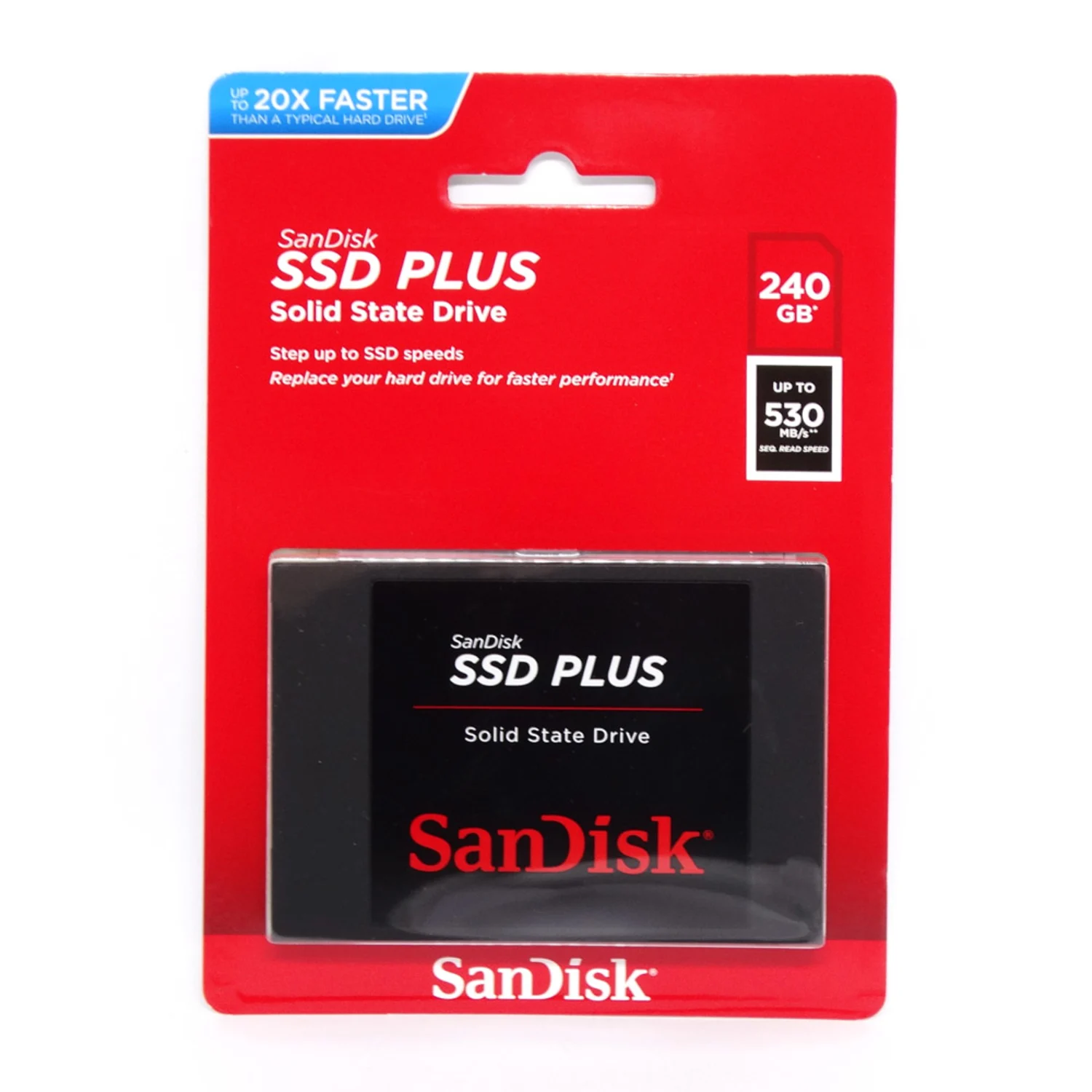 SSD Sandisk Plus 240GB / 2.5" / SATA 3 - (SDSSDA-240G-G26)