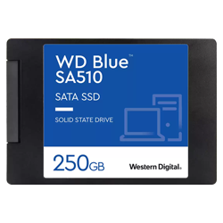 SSD Western Digital SA510 Blue 250GB 2.5" SATA 3 - WDS250G3B0A
