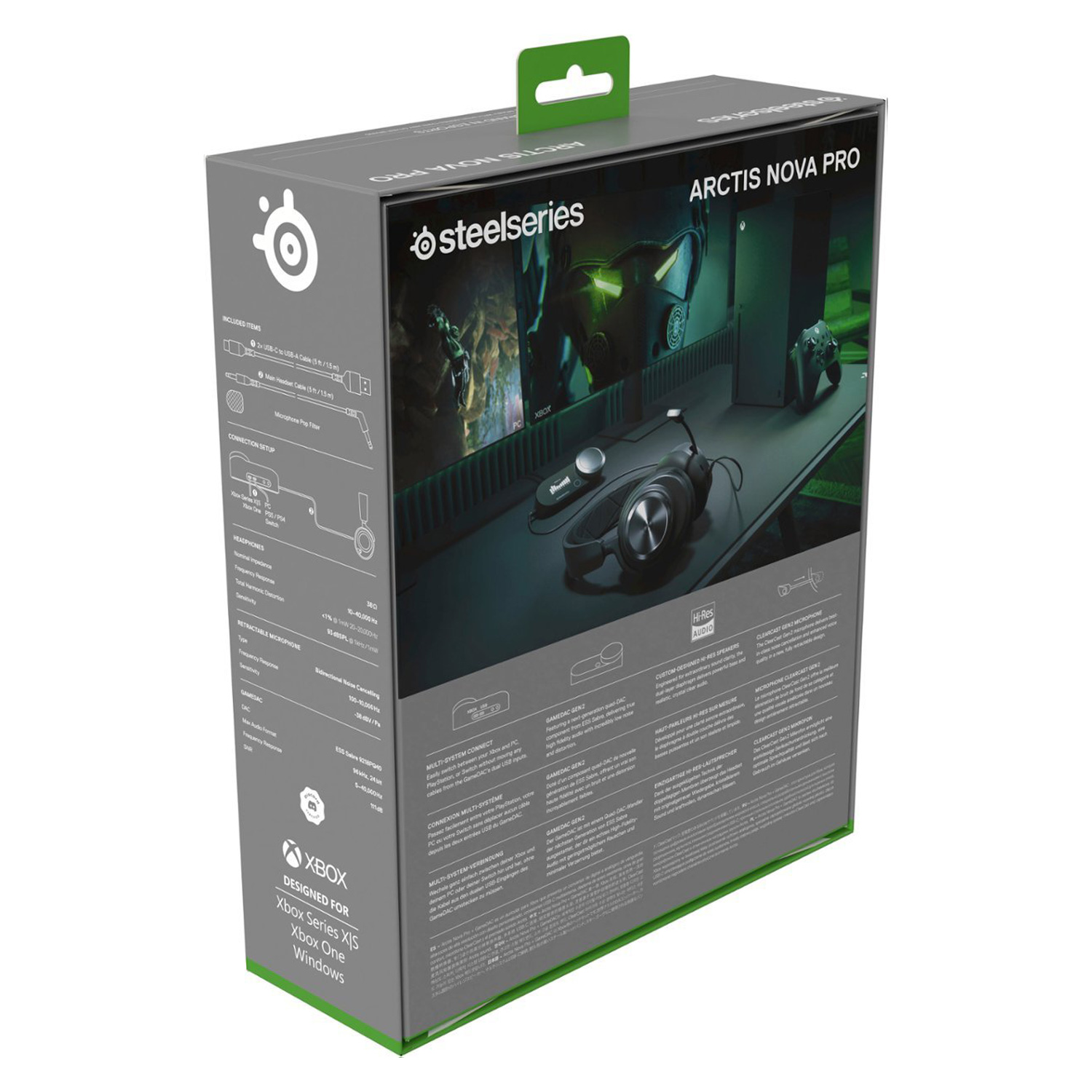 Headset Gamer Steelseries Arctis Nova Pro para Xbox - Preto