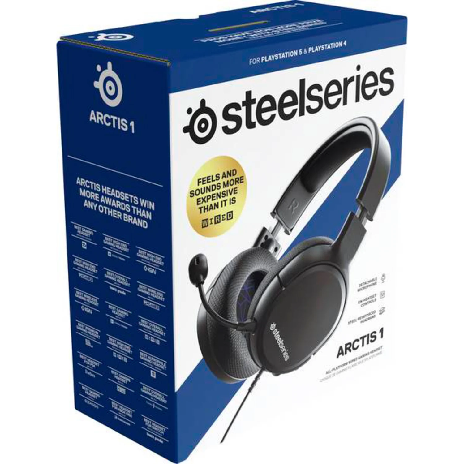 Headset Steelseries Arctis 1 para PS5 - Preto (61425)