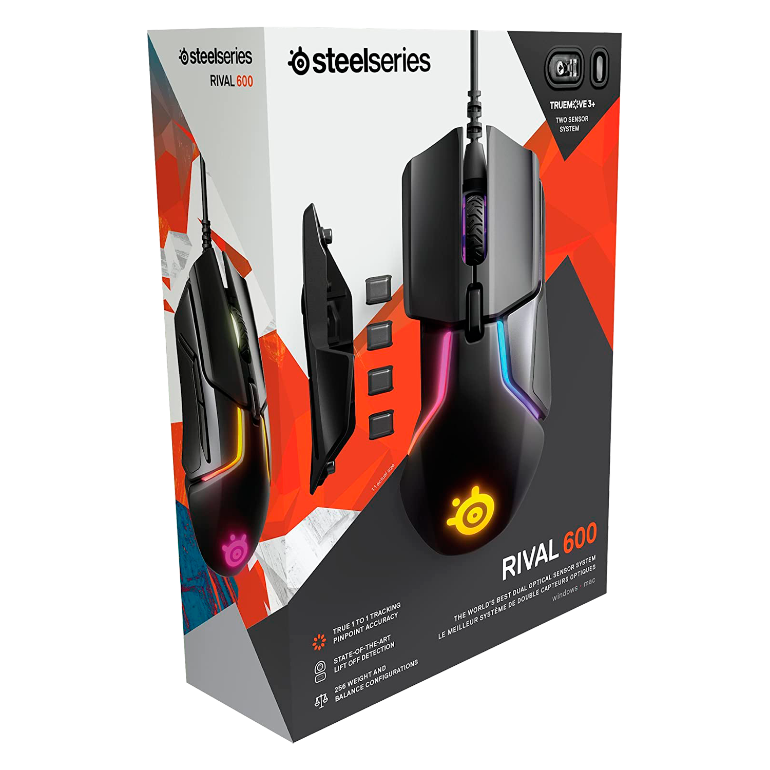 Mouse Gamer SteelSeries Rival 600 - (62446)