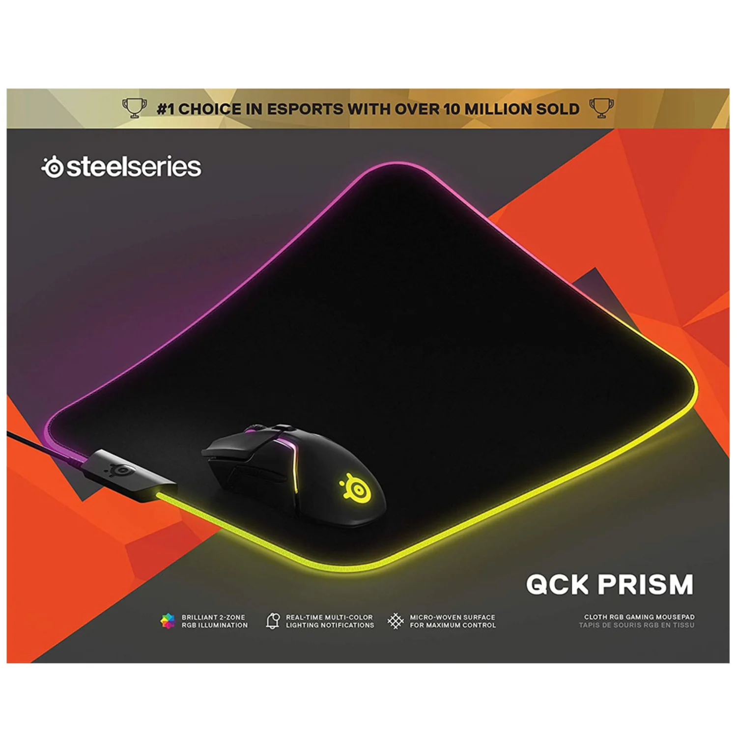 Mousepad Steelseries QcK Prism Cloth M - Preto (63825)