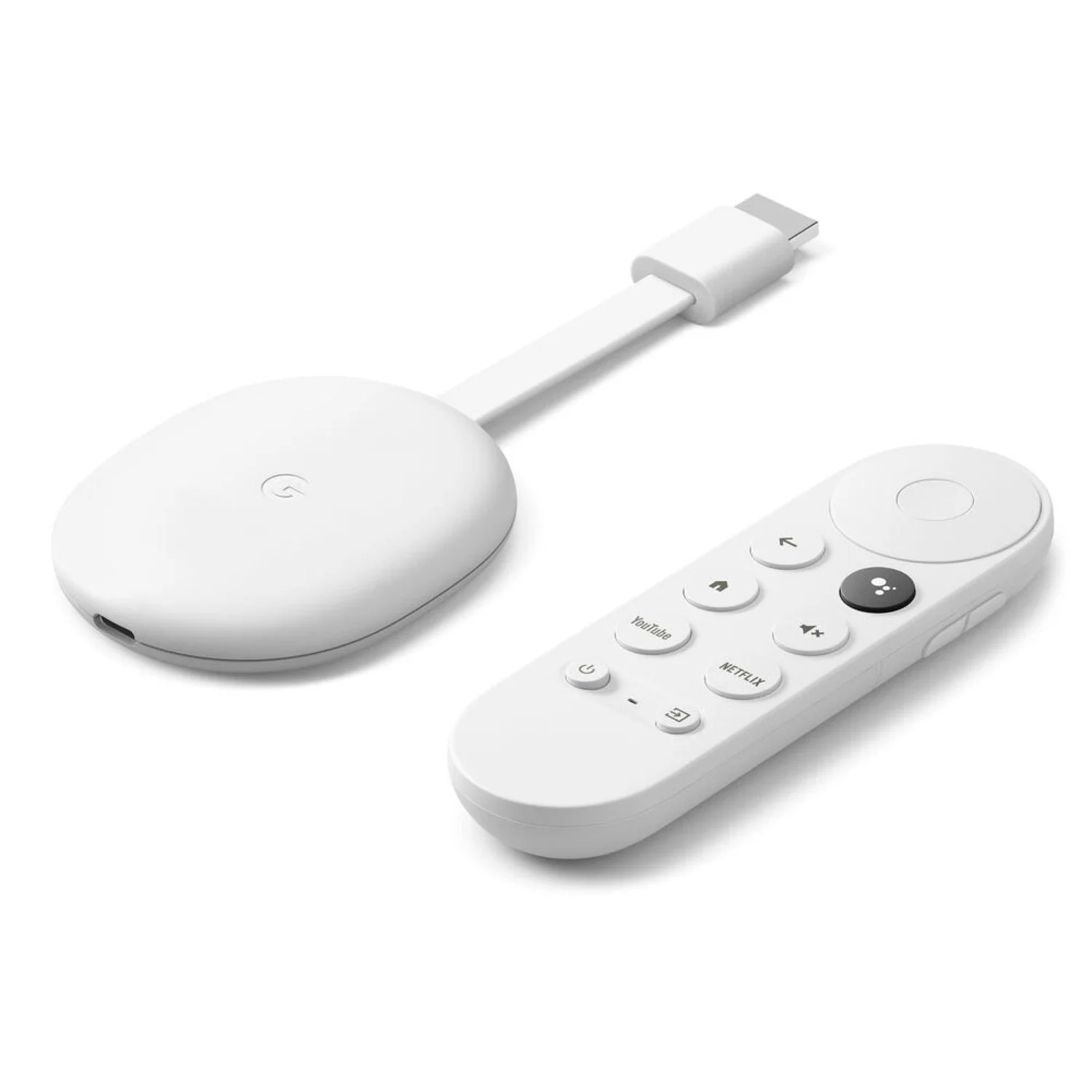 Google Chromecast 4rd Gen com Google TV - Branco (GOOG-GAO1919) (US)