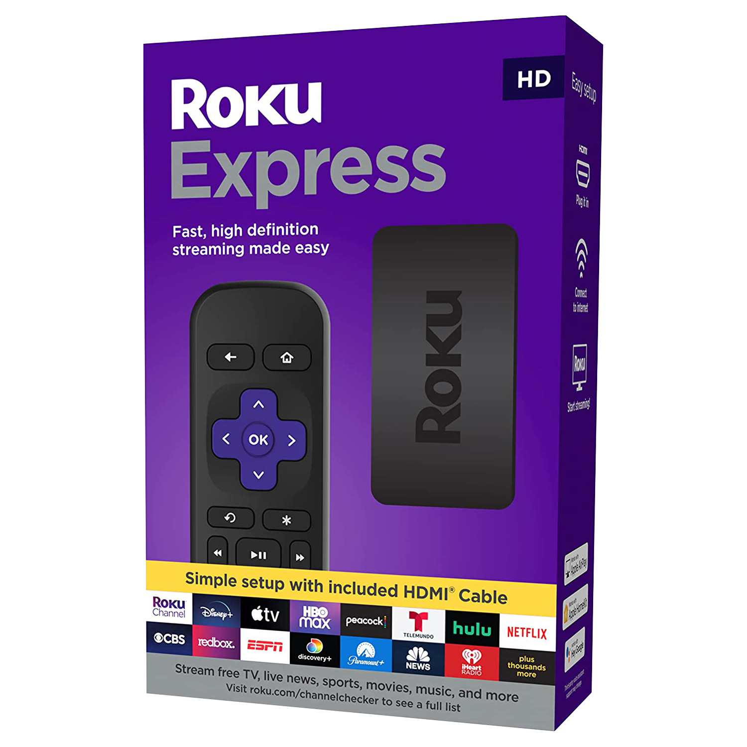 Media Player Roku Premiere 4K - (3960R)