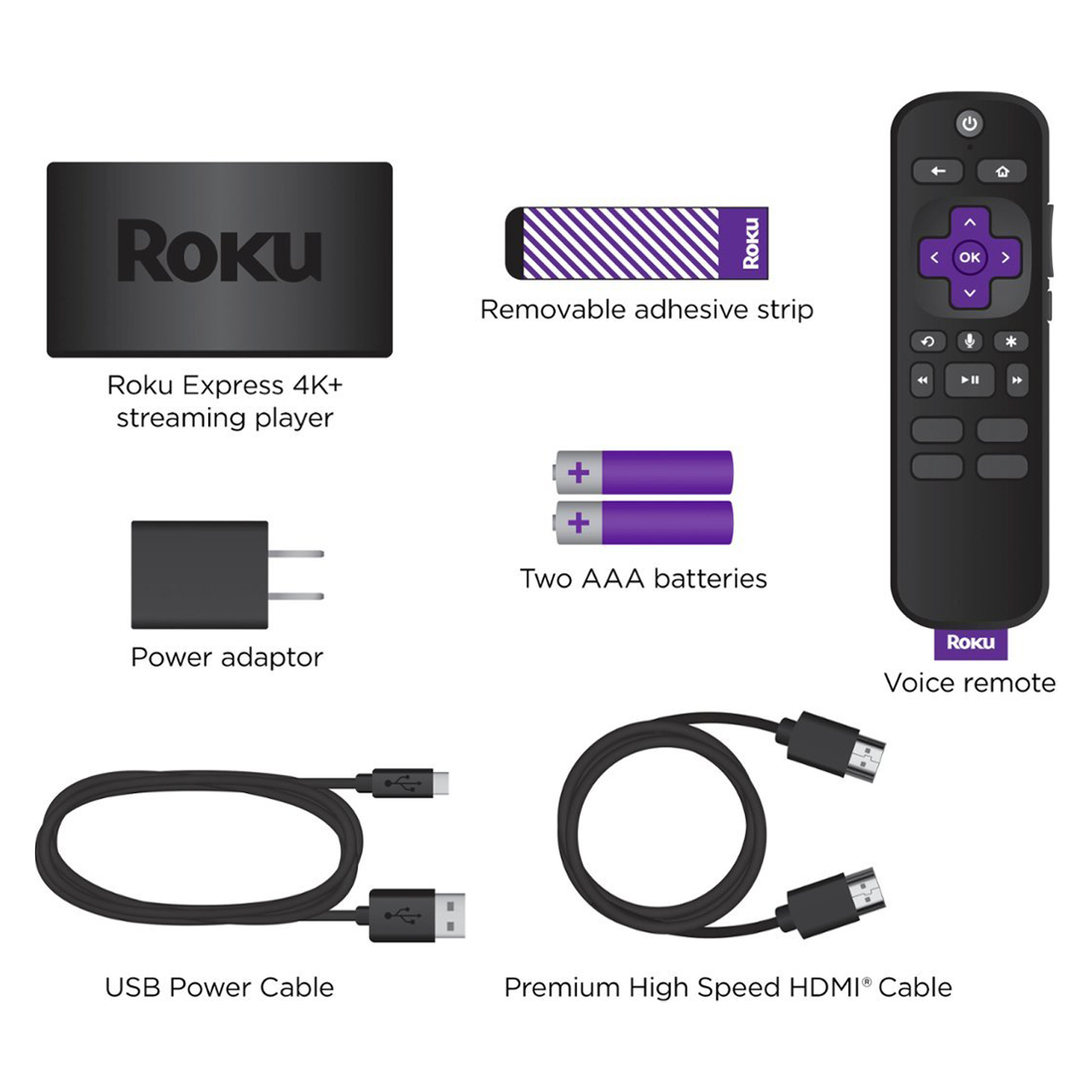 Media Player Roku Stick 4K Streaming - (3941R)