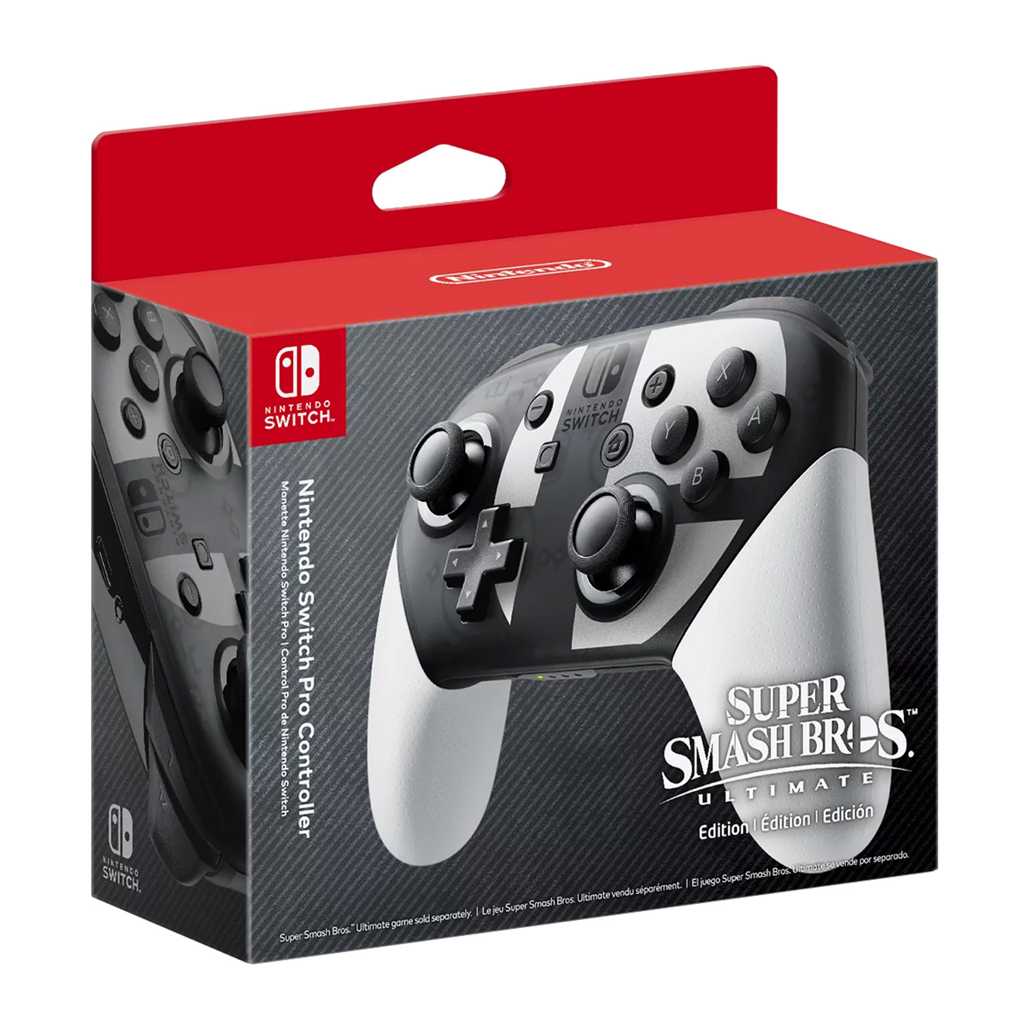 Controle Nintendo Pro Super Smash Bros Edition para Nintendo Switch