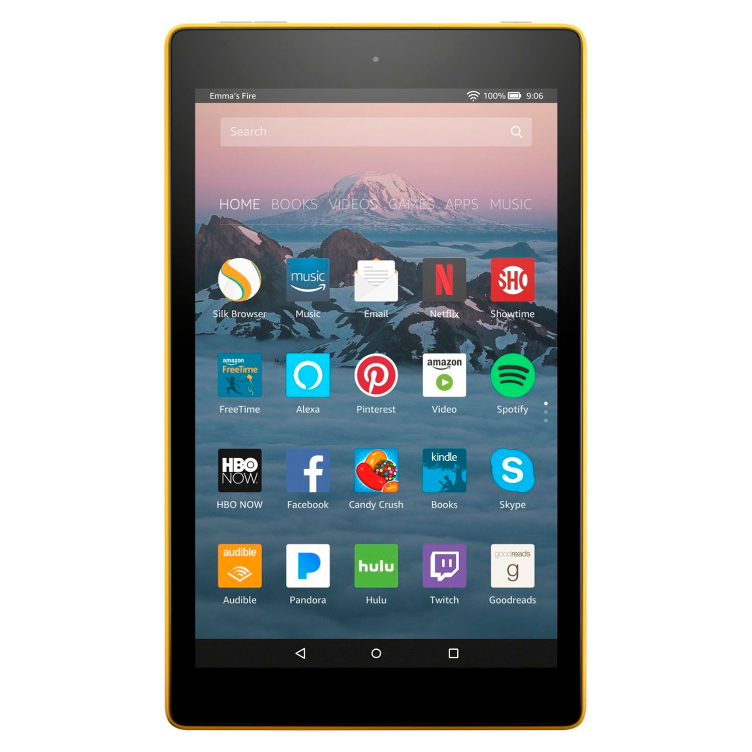 Tablet Amazon Fire HD 8 2017 Tela 8" 32GB - Amarelo